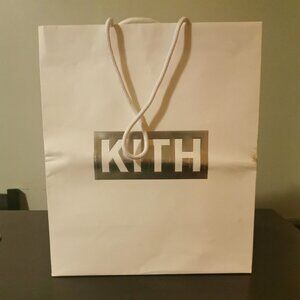 KITH Empty Paper Gift Bag Shopping Tote - 14 x 12‎ x 6 - Medium Black